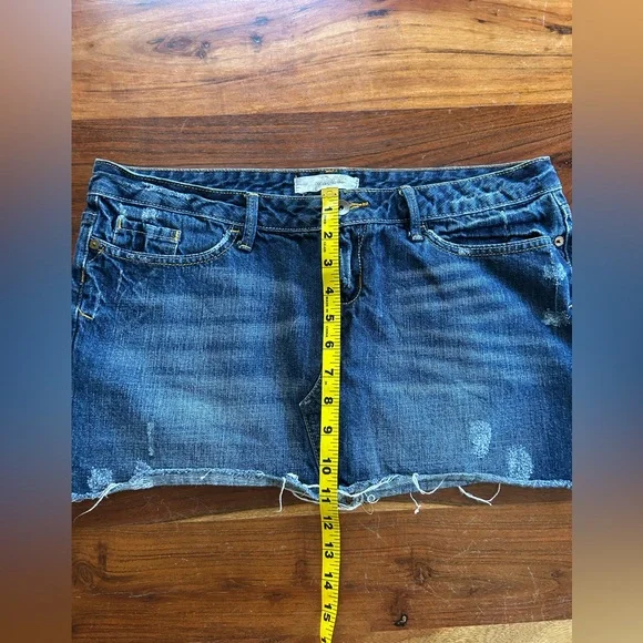 Vintage ardene micro skirt mini jean skirt - Picture 3 of 5